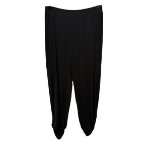RARE Ripley Radar Black Ruched Ankle Pants